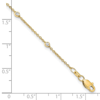 True Origin Lab Grown Diamond VS+ F+ Complete 7 Station 7 in Bracelet