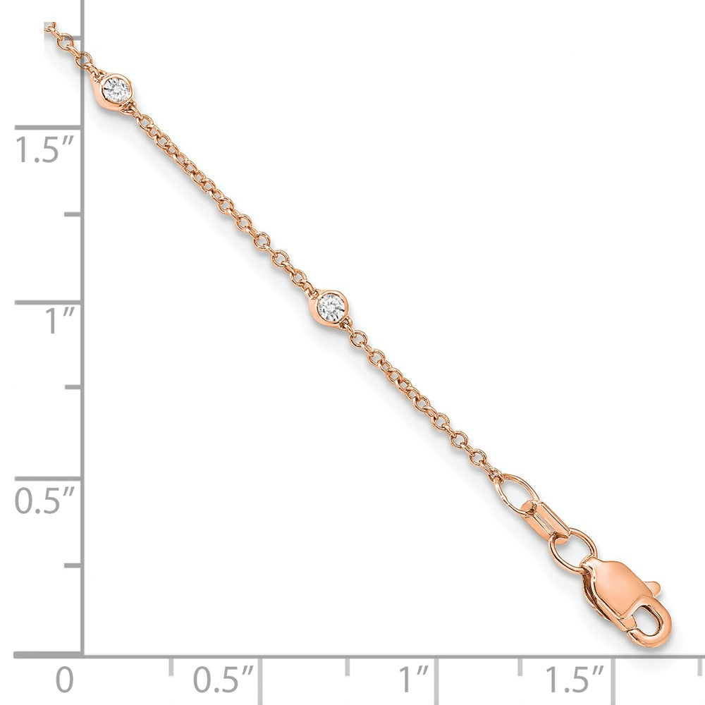 True Origin Lab Grown Diamond VS+ F+ Complete 7 Station 7 in Bracelet