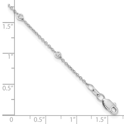 True Origin Lab Grown Diamond VS+ F+ Complete 7 Station 7 in Bracelet