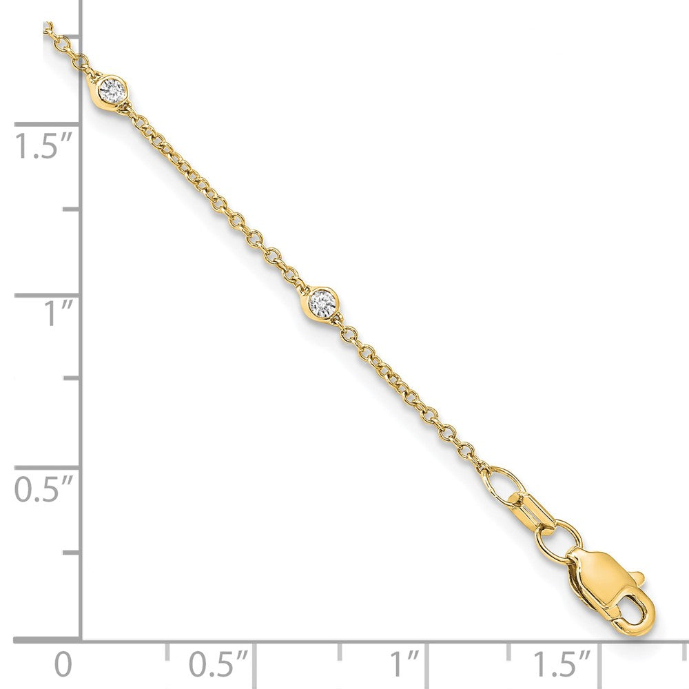 True Origin Lab Grown Diamond VS+ F+ Complete 7 Station 7 in Bracelet