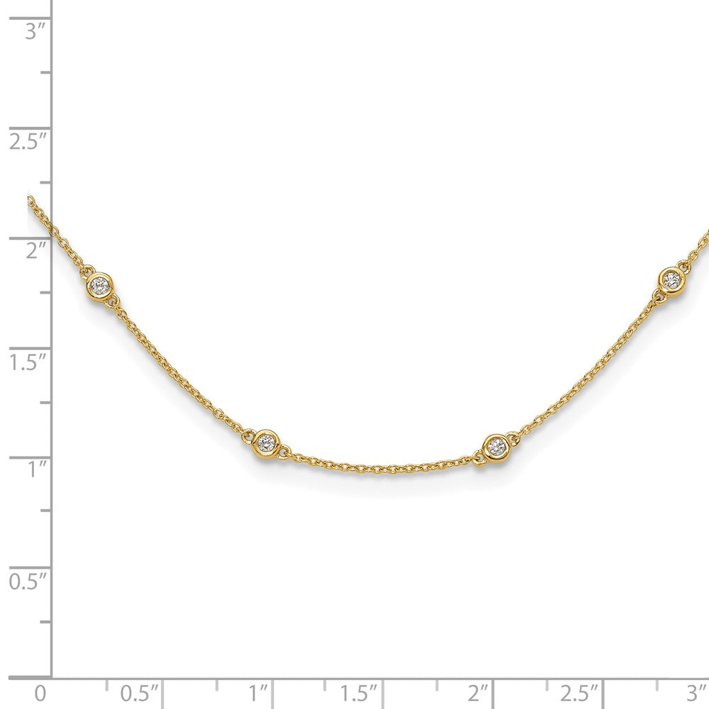 True Origin Lab Grown Diamond VS+ F+ Complete 16 Station 16 in Necklace