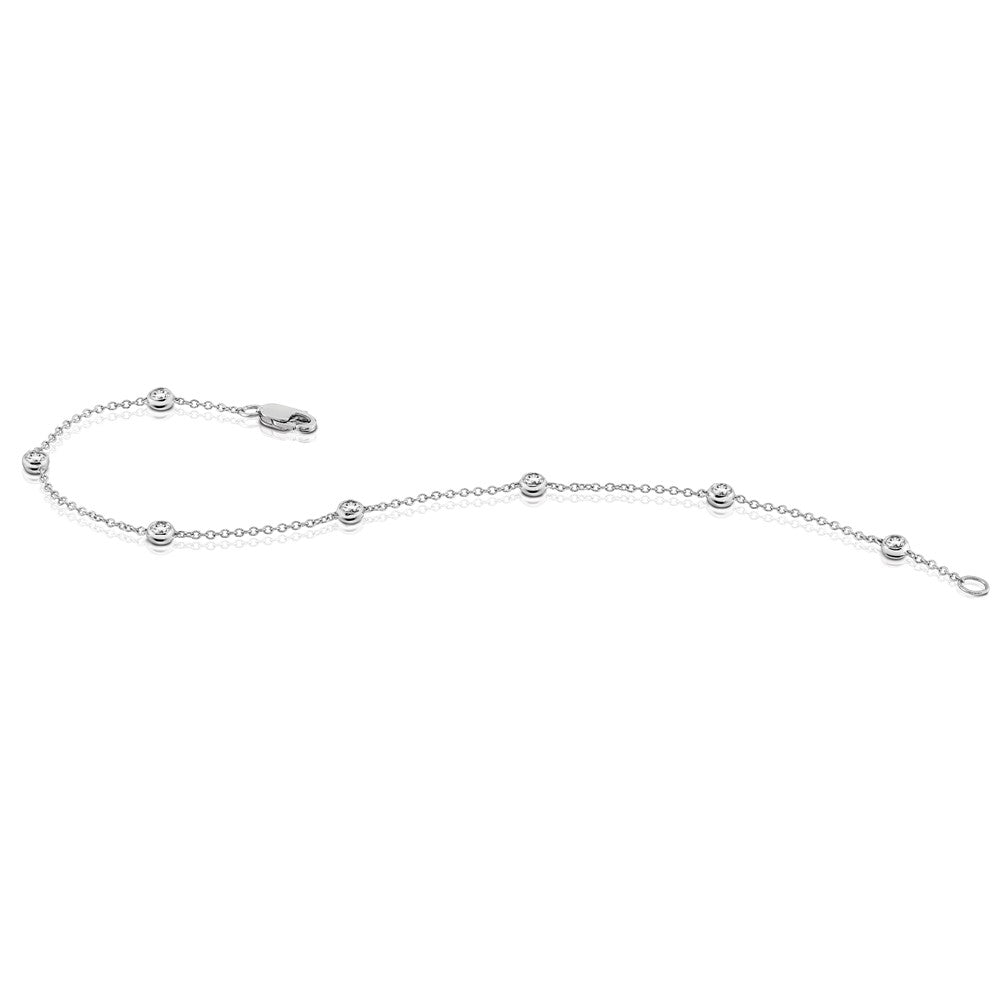 True Origin Lab Grown Diamond VS+ F+ Complete 8 Station 8 in Bracelet