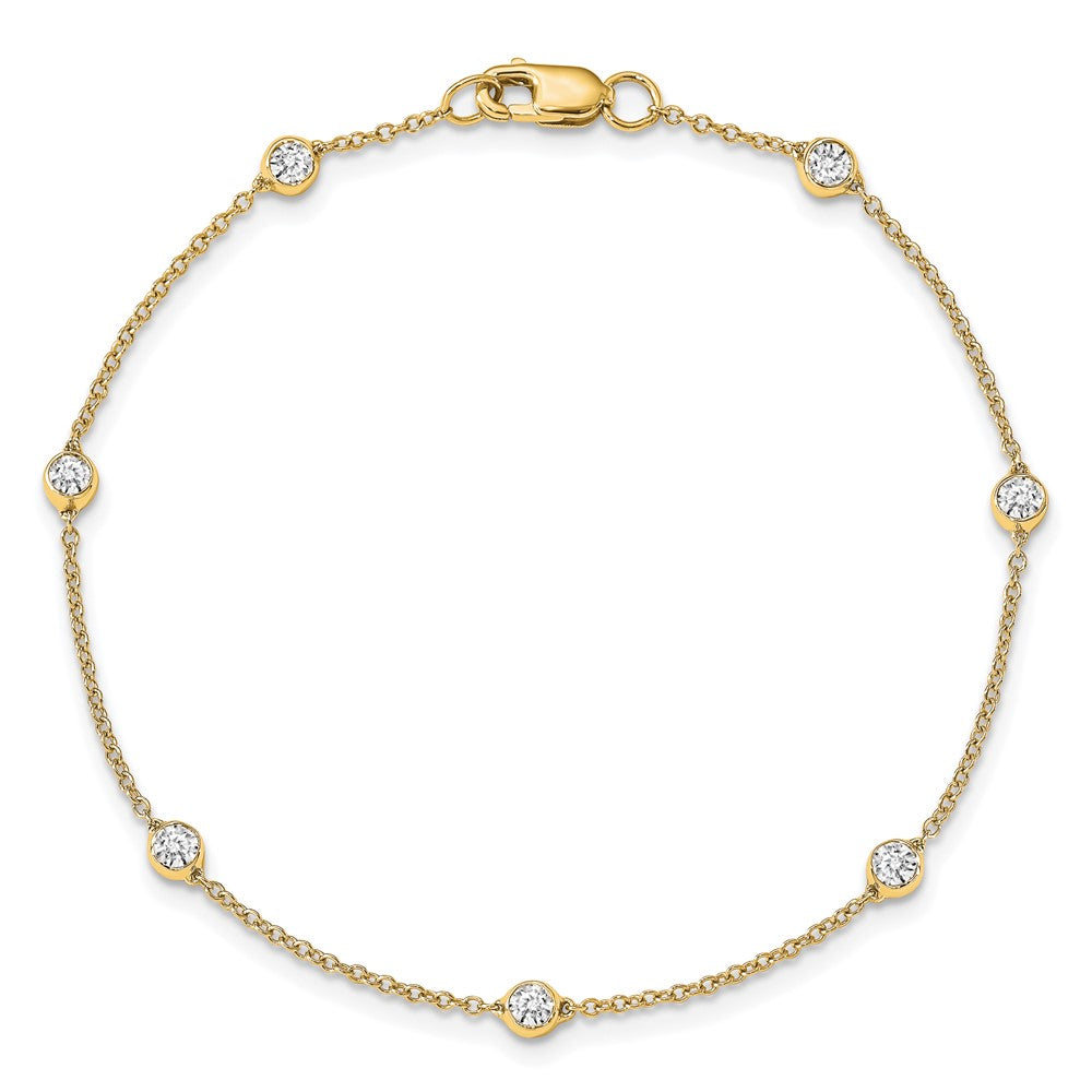 True Origin Lab Grown Diamond VS+ F+ Complete 8 Station 8 in Bracelet