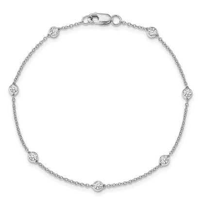 True Origin Lab Grown Diamond VS+ F+ Complete 8 Station 8 in Bracelet