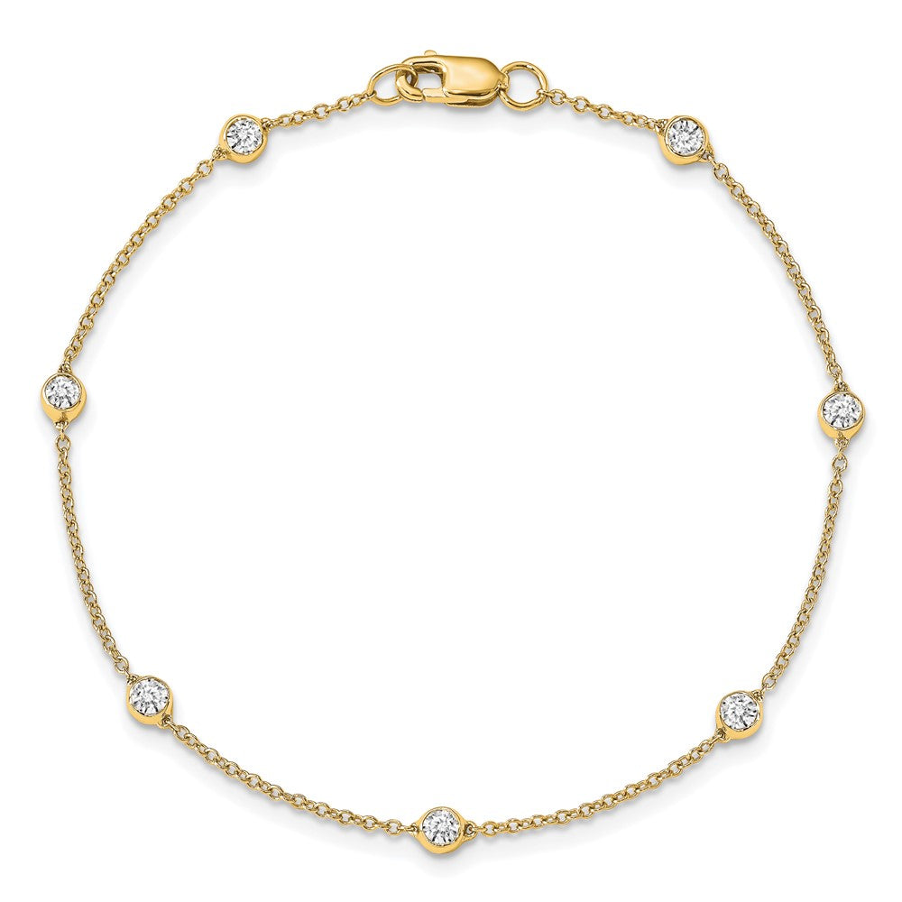 True Origin Lab Grown Diamond VS+ F+ Complete 8 Station 8 in Bracelet