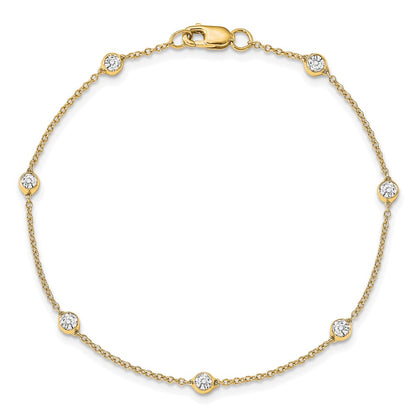 True Origin Lab Grown Diamond VS+ F+ Complete 8 Station 8 in Bracelet