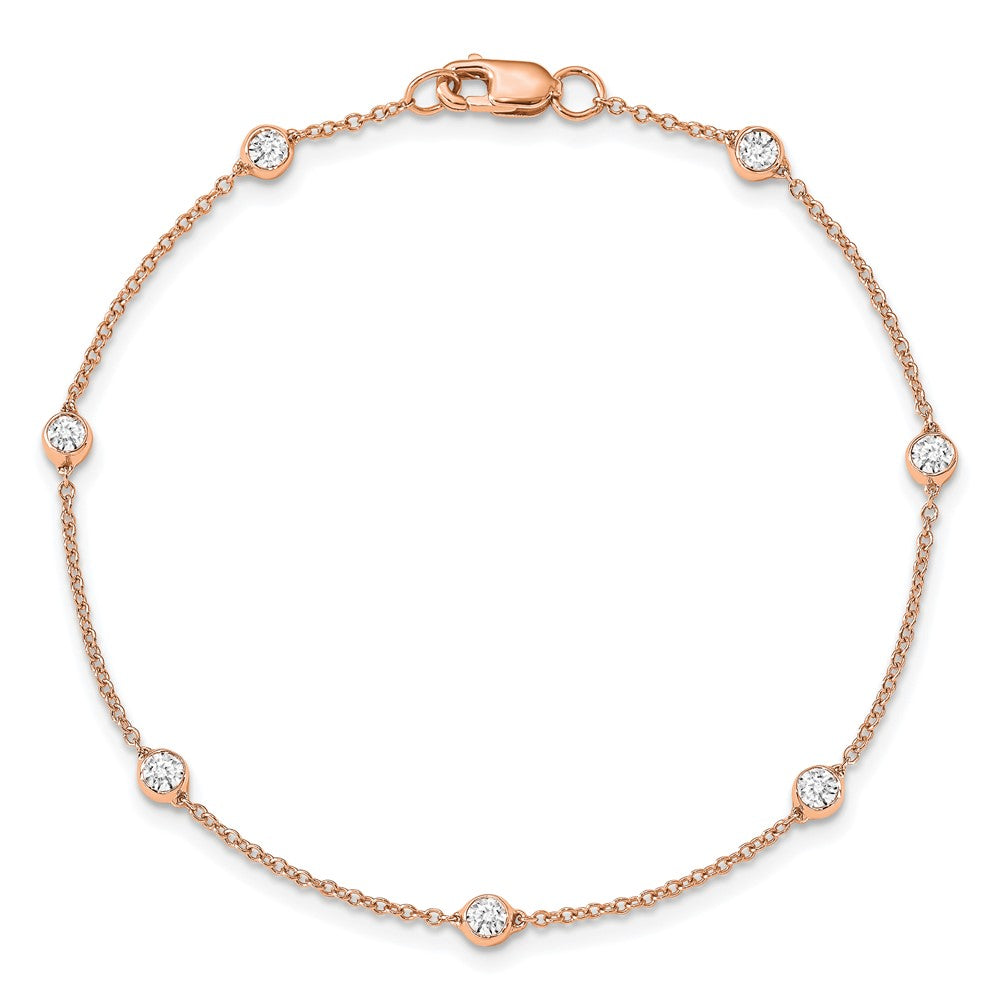 True Origin Lab Grown Diamond VS+ F+ Complete 8 Station 8 in Bracelet