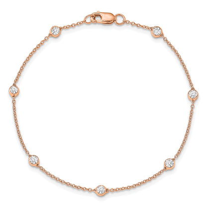 True Origin Lab Grown Diamond VS+ F+ Complete 8 Station 8 in Bracelet