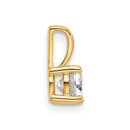 Lab Grown Diamond VS+ F+ Round Complete Four Prong Pendant