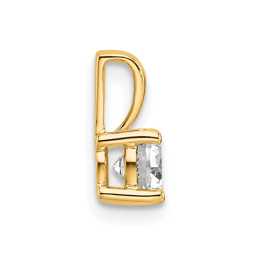 Lab Grown Diamond VS/SI+ G+ Round Complete Four Prong Pendant