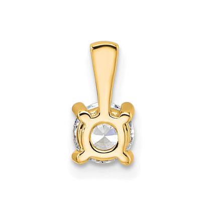 Lab Grown Diamond VS+ F+ Round Complete Four Prong Pendant