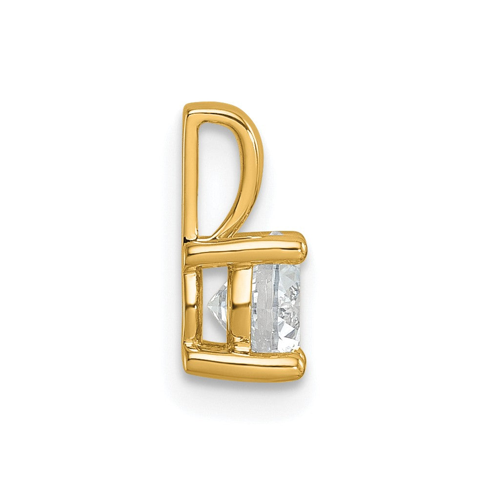 Lab Grown Diamond VS+ F+ Round Complete Four Prong Pendant