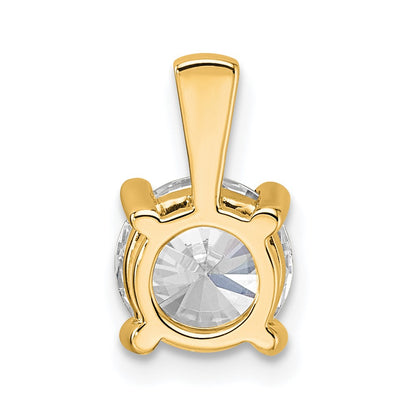 Lab Grown Diamond VS+ F+ Round Complete Four Prong Pendant