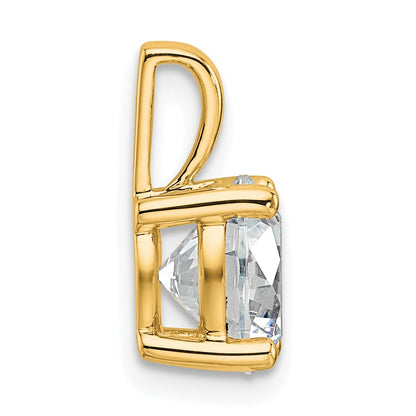 Lab Grown Diamond VS+ F+ Round Complete Four Prong Pendant