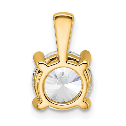 Lab Grown Diamond VS+ F+ Round Complete Four Prong Pendant