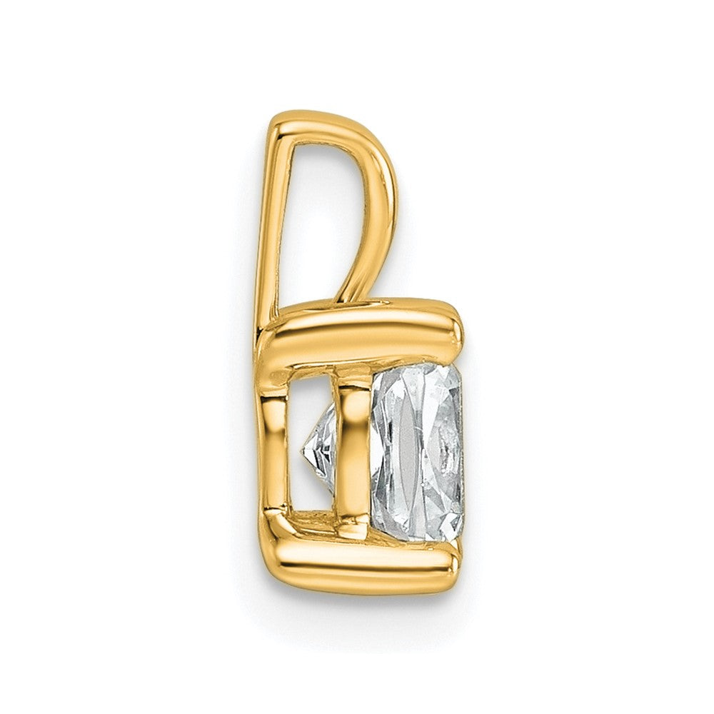 Lab Grown Diamond VS/SI+ G+ Cushion Complete Four Prong Pendant