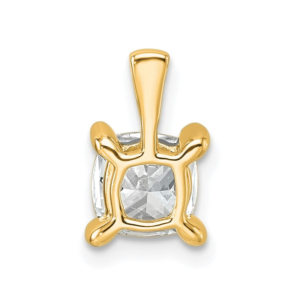 Lab Grown Diamond VS/SI+ G+ Cushion Complete Four Prong Pendant