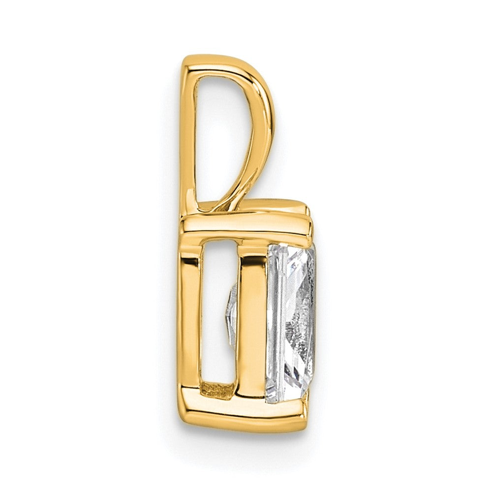 Lab Grown Diamond VS/SI+ G+ Radiant Complete Four Prong Pendant