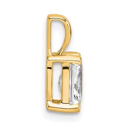 Lab Grown Diamond VS/SI+ G+ Radiant Complete Four Prong Pendant