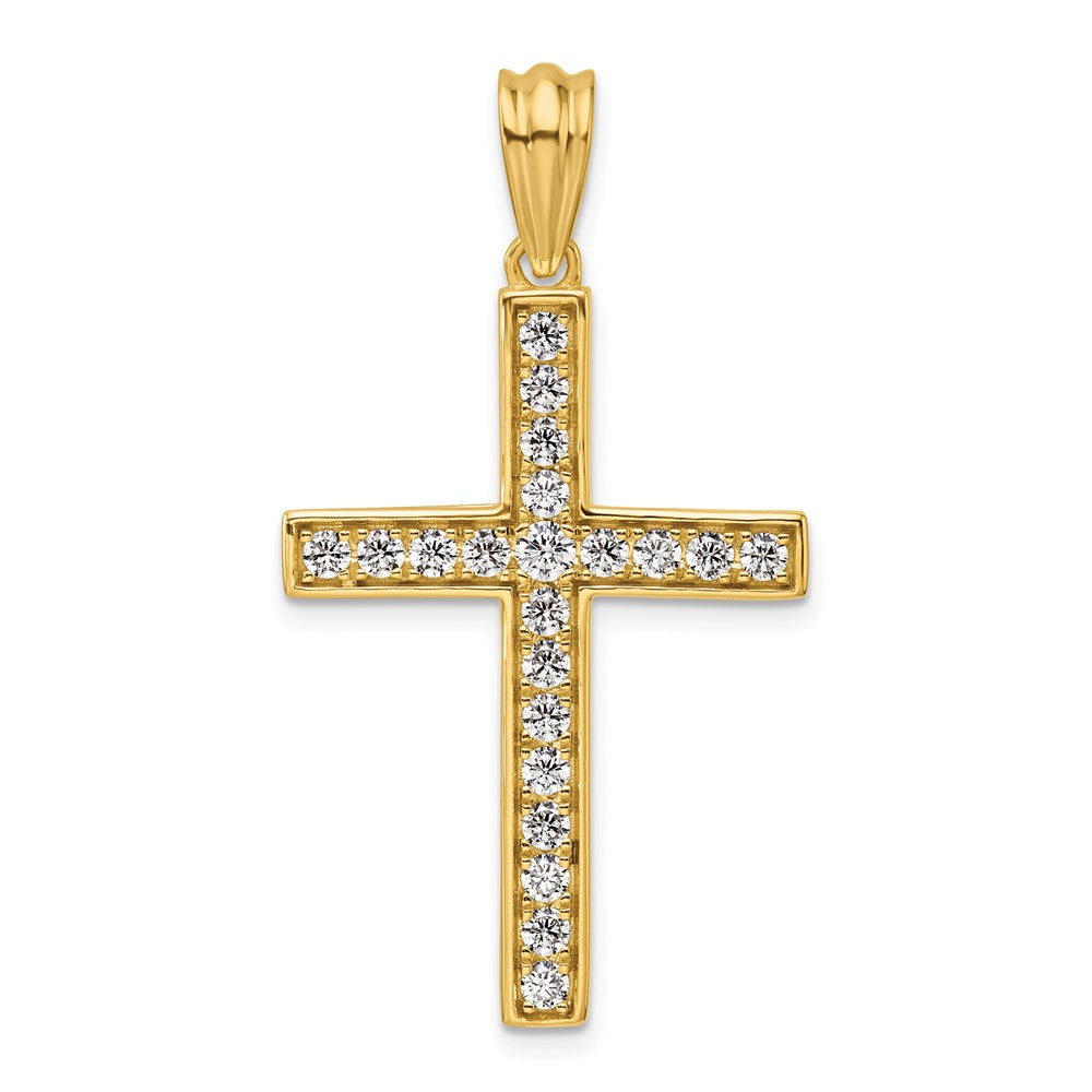 True Origin Lab Grown Diamond VS+ F+ Complete Cross Pendant