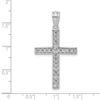 True Origin Lab Grown Diamond VS+ F+ Complete Cross Pendant