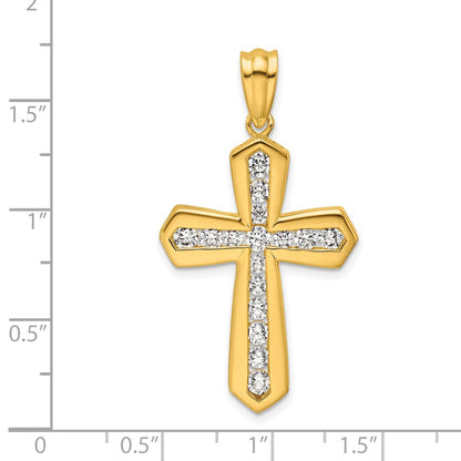 True Origin Lab Grown Diamond VS+ F+ Complete Cross Pendant