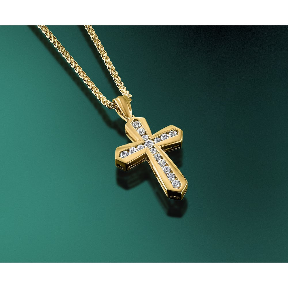 True Origin Lab Grown Diamond VS+ F+ Complete Cross Pendant