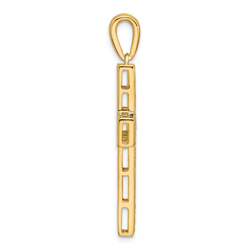 True Origin Lab Grown Diamond VS+ F+ Complete Cross Pendant