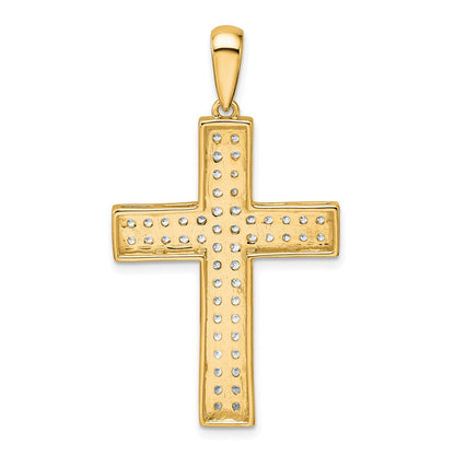 True Origin Lab Grown Diamond VS+ F+ Complete Cross Pendant