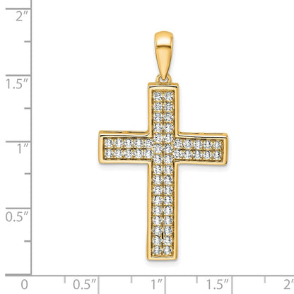 True Origin Lab Grown Diamond VS+ F+ Complete Cross Pendant