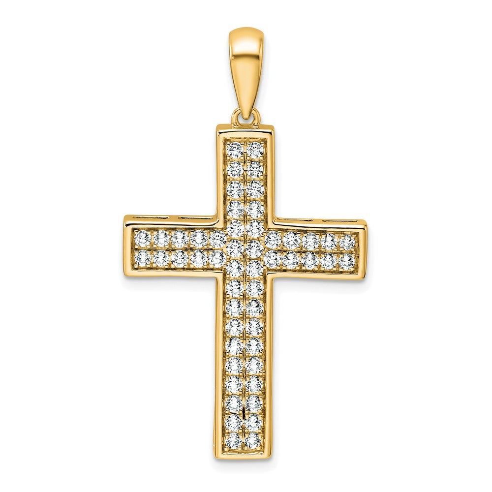 True Origin Lab Grown Diamond VS+ F+ Complete Cross Pendant