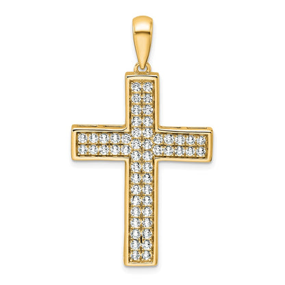 True Origin Lab Grown Diamond VS+ F+ Complete Cross Pendant