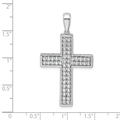 True Origin Lab Grown Diamond VS+ F+ Complete Cross Pendant