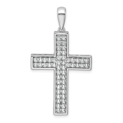 True Origin Lab Grown Diamond VS+ F+ Complete Cross Pendant