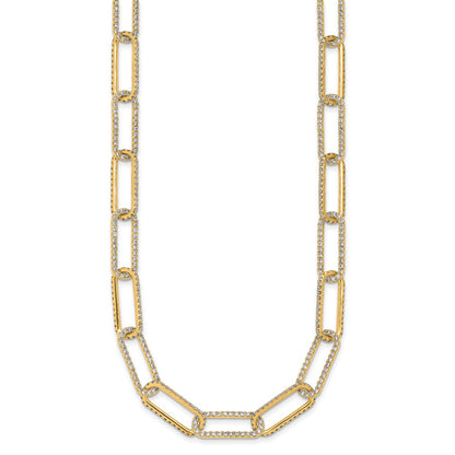 True Origin Lab Grown Diamond VS+ F+ 18 in Complete Link Necklace