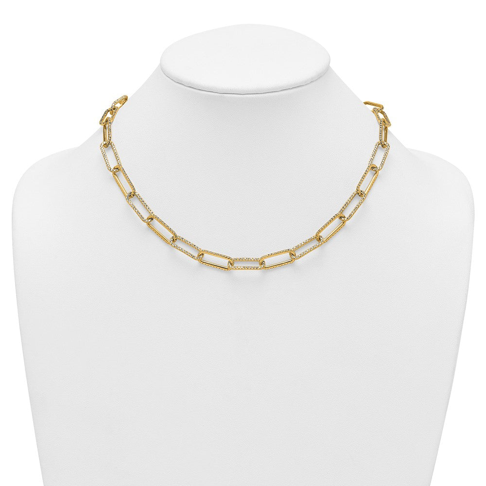 True Origin Lab Grown Diamond VS+ F+ 18 in Complete Link Necklace