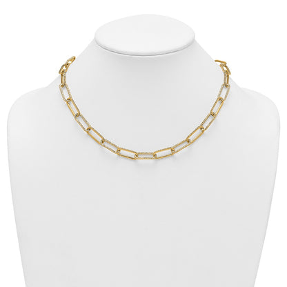 True Origin Lab Grown Diamond VS+ F+ 18 in Complete Link Necklace