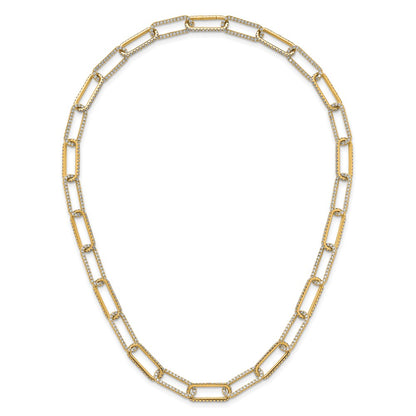 True Origin Lab Grown Diamond VS+ F+ 18 in Complete Link Necklace