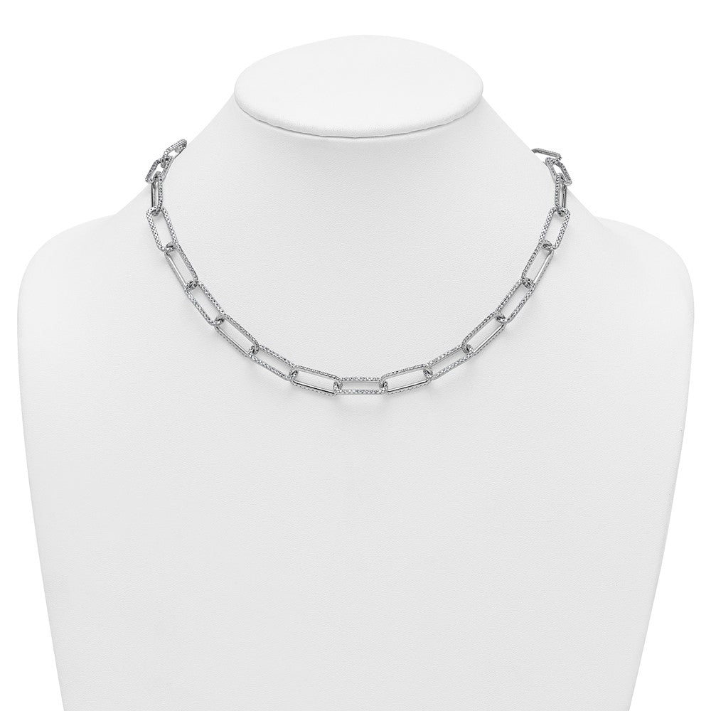 True Origin Lab Grown Diamond VS+ F+ 18 in Complete Link Necklace