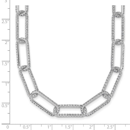 True Origin Lab Grown Diamond VS+ F+ 18 in Complete Link Necklace