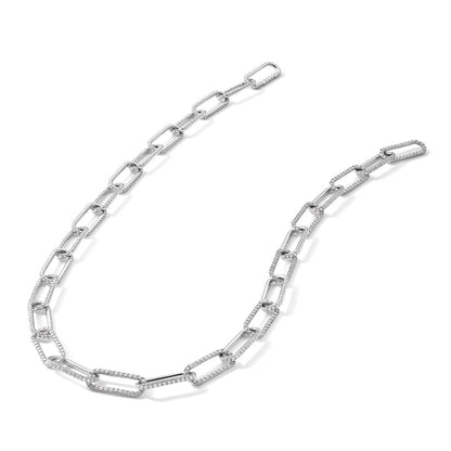 True Origin Lab Grown Diamond VS+ F+ 18 in Complete Link Necklace