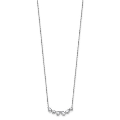 True Origin Lab Grown Diamond VS+ F+ 18 in Complete Fashion Bar Necklace