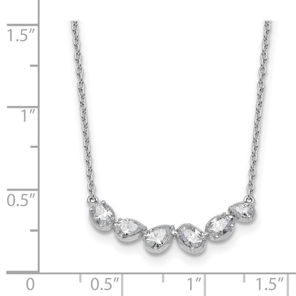 True Origin Lab Grown Diamond VS+ F+ 18 in Complete Fashion Bar Necklace