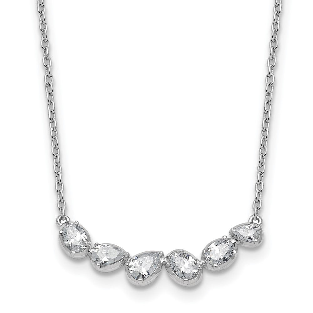 True Origin Lab Grown Diamond VS+ F+ 18 in Complete Fashion Bar Necklace
