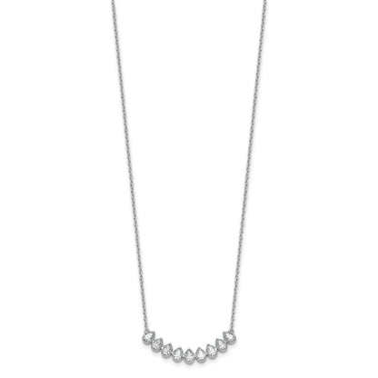True Origin Lab Grown Diamond VS+ F+ 18 in Complete Fashion Bar Necklace