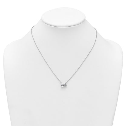 True Origin Lab Grown Diamond VS+ F+ 18 in Complete Two Stone Necklace