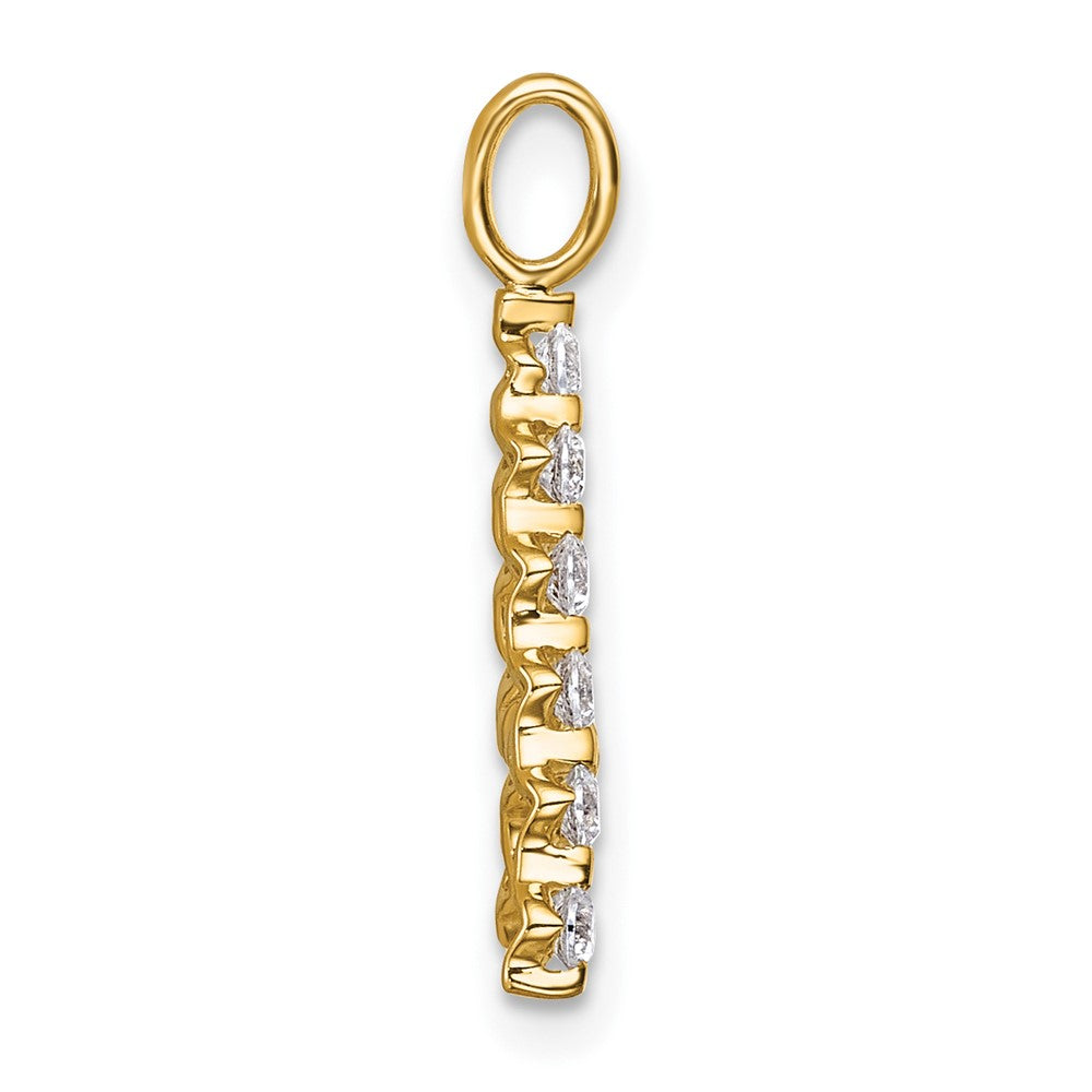 True Origin Lab Grown Diamond VS+ F+ Complete Alphabet A Pendant