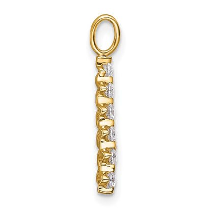 True Origin Lab Grown Diamond VS+ F+ Complete Alphabet A Pendant