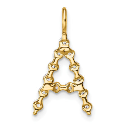 True Origin Lab Grown Diamond VS+ F+ Complete Alphabet A Pendant