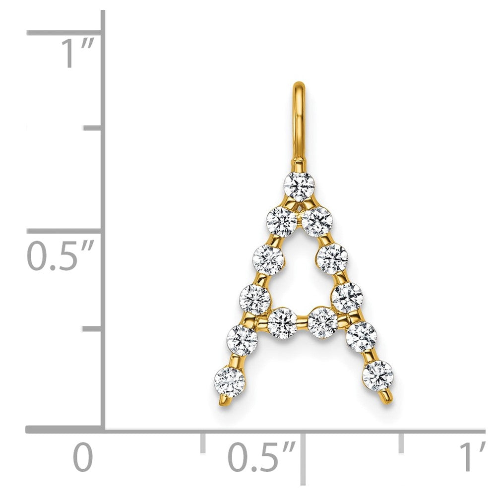 True Origin Lab Grown Diamond VS+ F+ Complete Alphabet A Pendant